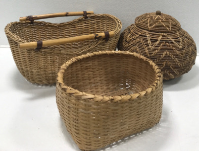 (3) Large Baskets