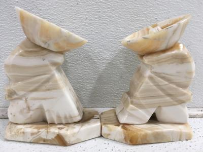 Marble Book Ends