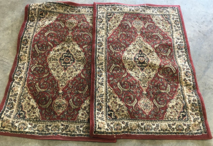 (2) Area Rugs 45&rdquo;x30