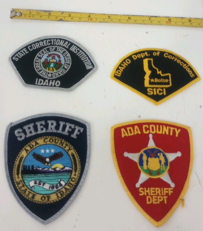 (4) Vintage Idaho Police Department Patches Including Ada County ...