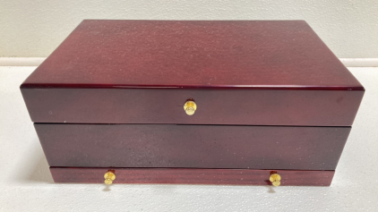 Dark Red Jewelry Box