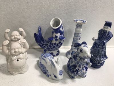 (7) Assorted Oriental Figurines