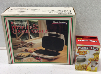 Pizzelle & Cookie Maker, Perfect Fries Cutter