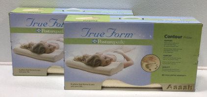 (2) True Form Posturepedic Pillows