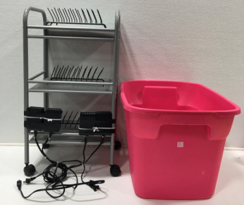 Charging Rack, Pink Tub