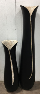 (2) Large Tall Vases