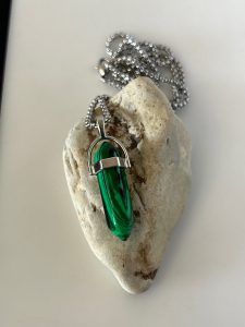 Malachite Pendant Necklace