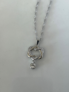 Double-Hearted Pendant Necklace