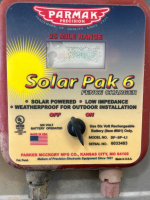 Parmak 25 Mile Range Solar Pak 6 Fence Charger - 2