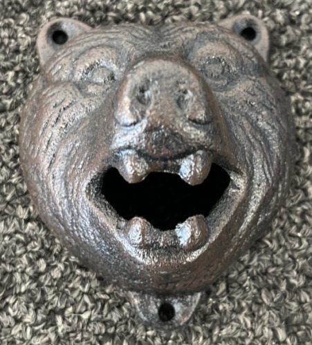 Cast Iron Bear Bottle Opener