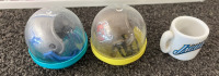 Basket of Plastic Football Helmets - 4