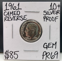 1961 PR69 Cameo Reverese Gem Proof Dime