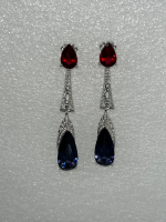 Silver-Tone Drop Earrings - 2