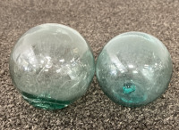 Salt/Pepper Containers And Glass Orbs - 3