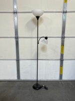 Padded Chair and Standing Floor Lamp - 3