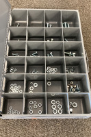 Screws, Nuts, Bolts, and Washer with Organizers - 4