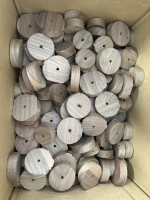 Box of Craft Wood- Walnut Rounds - 3