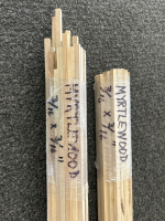 (4) Small Bundles of Craft Wood- Myrtlewood - 2