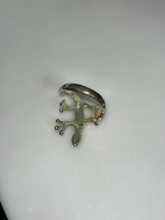 Silver Plated Gecko Ring - 3