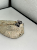 Silver Plated Rose Ring