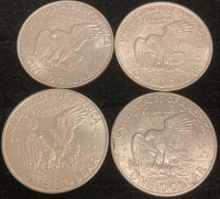 (4) 1971 Eisenhauer Dollars - 2