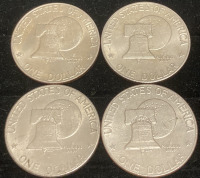 (4) 1776-1976 Eisenhauer Dollars - 2