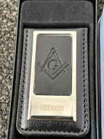 Freemason Pocket Knife & Money Clip - 3