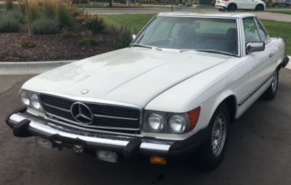 1984 MERCEDES BENZ - HARD TOP CONVERTIBLE