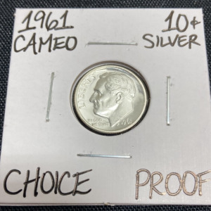 1961 Cameo Choice Proof Silver Dime