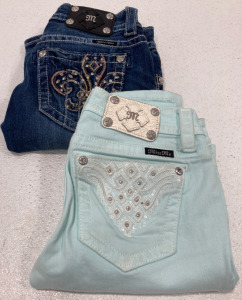 (2) Women's Miss Me Jeans Size 26