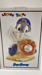 1993 Looney Tunes &ldquo;Baseball Bugs Bunny&rdquo; Cookie Jar
