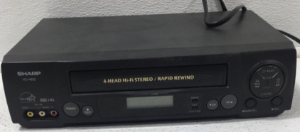 Sharp 4-Head Hi-FI Stereo/ Rapid Rewind, Model Number( VC-H822U)