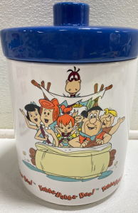 1994 The Flintstones &ldquo;Flint Mobile&rdquo; Cookie Jar