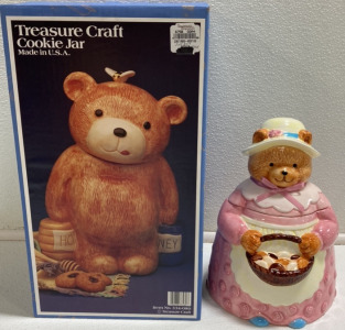(2) Bear Cookie Jars