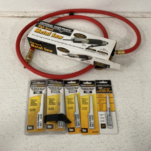 Central Pneumatic High Speed Metal Saw With Saw Replacement Blades
