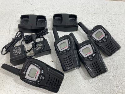 (4) Cobra MicroTalk 2-way Radios and chargers