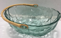 Mirrored Tray, Glass Basket - 2