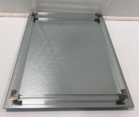 Mirrored Tray, Glass Basket - 3