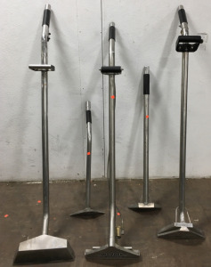 (5) Commercial Carpet Cleaning Wand Extractors