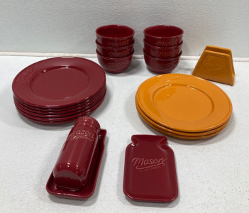 (19) Pc Mason Dish Set