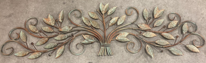 Metal Leaves Wall Art