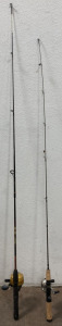 Shakespeare Ugly Stik Fishing Pole w/ Reel, Shakespeare Micro Series Fishing Pole w/ Reel