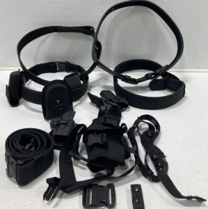 (4) Law Enforcement Belts, Clips And Accessories