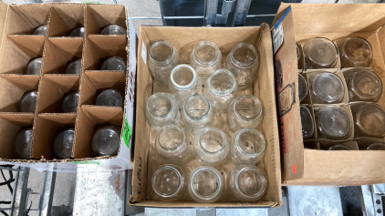 (50) Assorted Canning Jars