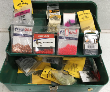 (1) Fishing Tackle Box With Assorted Tackle