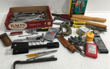 (1) Columbia&rsquo;s Bench Vise 3&rdquo; & Assorted Tools
