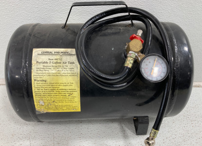 Central Pneumatic Portable 5 Gallon Air Tank