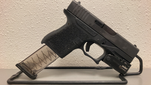 Glock 43 9x19mm Pistol With Hilight Laser— AEXV030