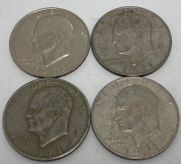 (4) 1971 Eisenhauer Dollars