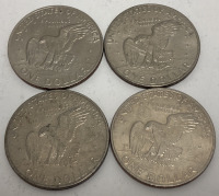 (4) 1972 Eisenhauer Dollars - 2